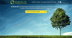Desktop Screenshot of notmebutwe.org